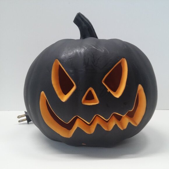 Ting Shen Model 60 260 Black Halloween Lighted Pumpkin UL Certified - Picture 6 of 6